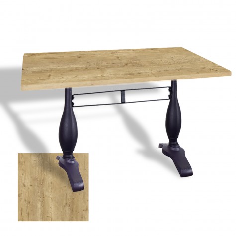 Çipa 3011 Döküm Ayak Masa 70x120 cm - (Werzalit, Wermodin ve Allzalit Tabla)