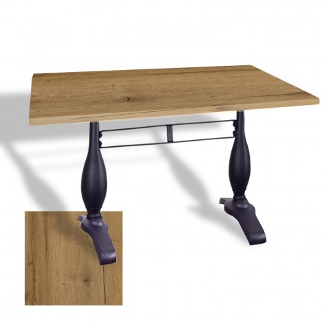 Çipa 3011 Döküm Ayak Masa 70x120 cm - (Werzalit, Wermodin ve Allzalit Tabla)