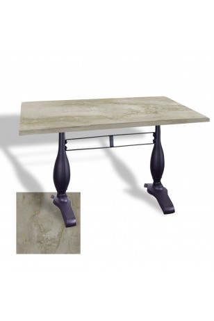 Çipa 3011 Döküm Ayak Masa 70x120 cm - (Werzalit, Wermodin ve Allzalit Tabla)