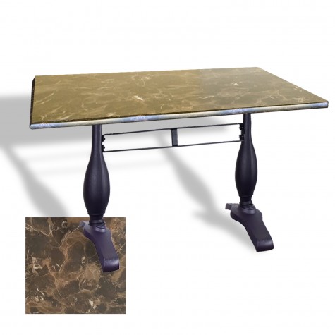 Çipa 3011 Döküm Ayak Masa 70x120 cm - (Werzalit, Wermodin ve Allzalit Tabla)