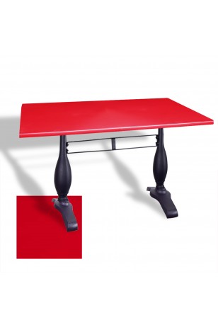 Çipa 3011 Döküm Ayak Masa 70x120 cm - (Werzalit, Wermodin ve Allzalit Tabla)