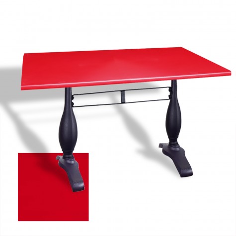 Çipa 3011 Döküm Ayak Masa 70x120 cm - (Werzalit, Wermodin ve Allzalit Tabla)