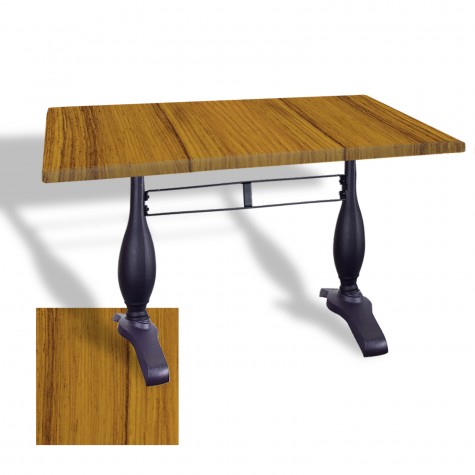 Çipa 3011 Döküm Ayak Masa 70x120 cm - (Werzalit, Wermodin ve Allzalit Tabla)