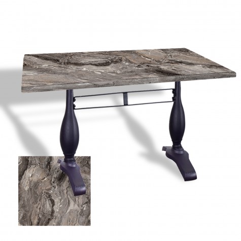 Çipa 3011 Döküm Ayak Masa 80x140 cm - (Werzalit, Wermodin ve Allzalit Tabla)