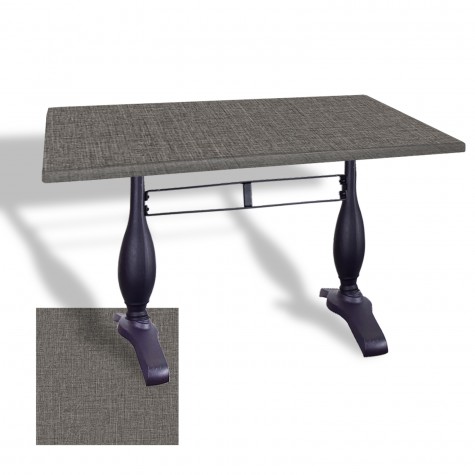 Çipa 3011 Döküm Ayak Masa 80x140 cm - (Werzalit, Wermodin ve Allzalit Tabla)