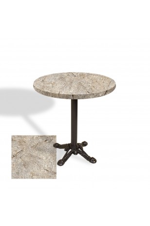 Çipa Laminat Yuvarlak Masa Çap 80cm ESB