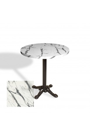 Çipa Laminat Yuvarlak Masa Çap 80cm ESB