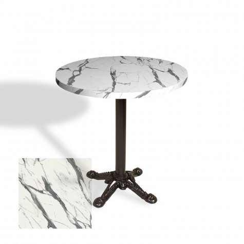 Çipa Laminat Yuvarlak Masa Çap 80cm ESB