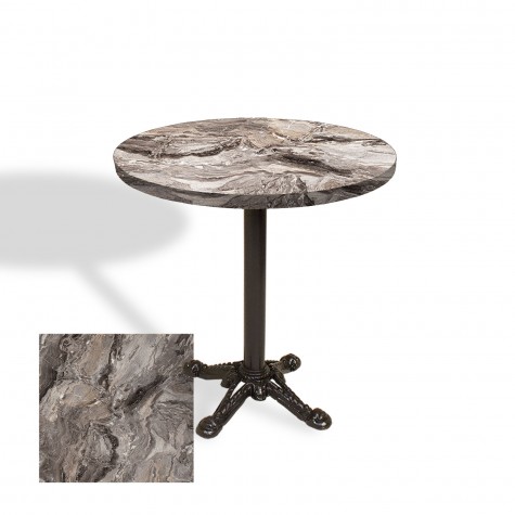 Çipa Laminat Yuvarlak Masa Çap 90cm ESB