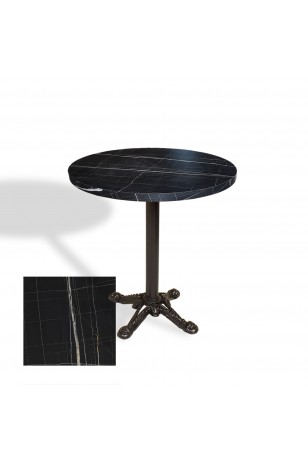 Çipa Laminat Yuvarlak Masa Çap 90cm ESB