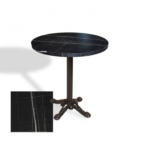 Çipa Laminat Yuvarlak Masa Çap 90cm ESB