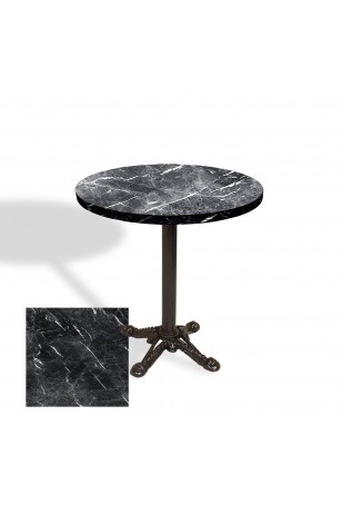 Çipa Laminat Yuvarlak Masa Çap 90cm ESB