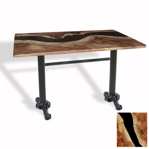 Çipa Döküm Ayak Masa 70x120 cm - (Werzalit, Wermodin ve Allzalit Tabla)