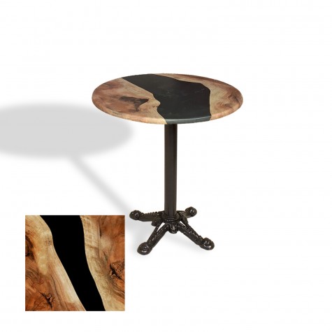 Çipa Döküm Ayak Yuvarlak Masa Çap 60cm - (Werzalit, Wermodin ve Allzalit Tabla)