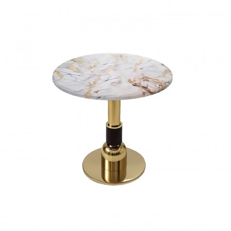 Gold Yuvarlak Masa  Çap 80cm - (Werzalit, Wermodin ve Allzalit Tabla) - Teramo