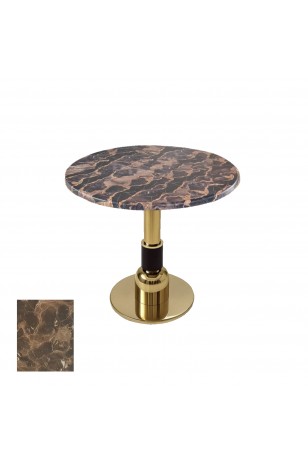 Gold Yuvarlak Masa  Çap 80cm - (Werzalit, Wermodin ve Allzalit Tabla) - Teramo