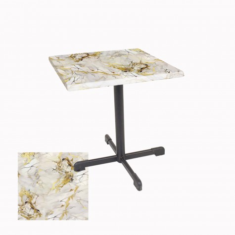 Halley Kare Masa 70x70 cm - (Werzalit, Wermodin ve Allzalit Tabla)