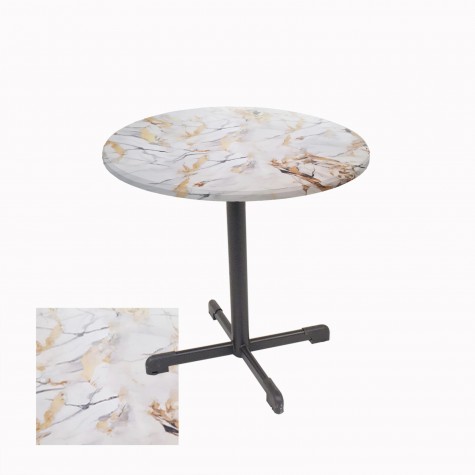 Halley Yuvarlak ESB Masa Çap 90cm - (Werzalit, Wermodin ve Allzalit Tabla)