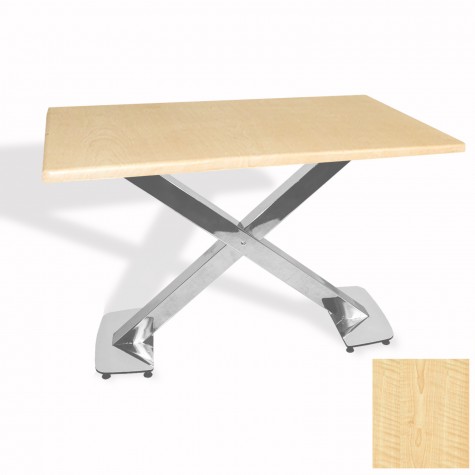 İks Masa Kromnikel (80x120 - Werzalit, Allzalit yada Wermodin Tabla)