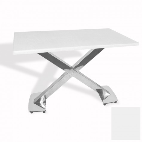 İks Masa Kromnikel (80x120 - Werzalit, Allzalit yada Wermodin Tabla)