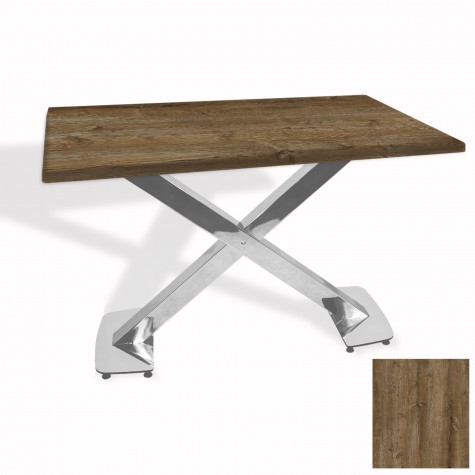 İks Masa Kromnikel (80x120 - Werzalit, Allzalit yada Wermodin Tabla)