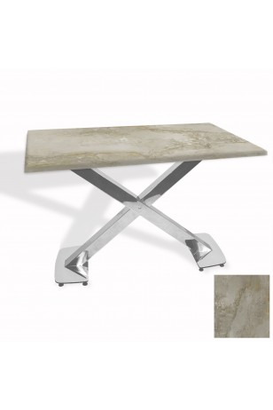 İks Masa Kromnikel (80x140 - Werzalit, Allzalit yada Wermodin Tabla)