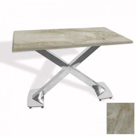 İks Masa Kromnikel (80x140 - Werzalit, Allzalit yada Wermodin Tabla)