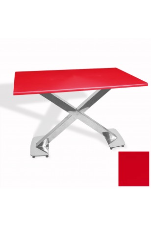 İks Masa Kromnikel (80x140 - Werzalit, Allzalit yada Wermodin Tabla)