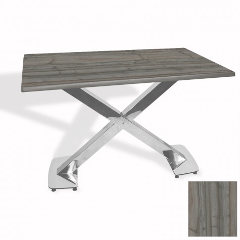 İks Masa Kromnikel (80x140 - Werzalit, Allzalit yada Wermodin Tabla)