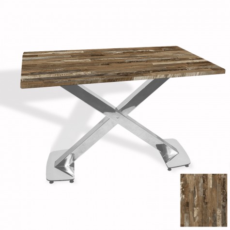 İks Masa Kromnikel (80x140 - Werzalit, Allzalit yada Wermodin Tabla)