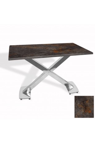 İks Masa Kromnikel (80x120 - Werzalit, Allzalit yada Wermodin Tabla)