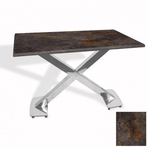 İks Masa Kromnikel (80x120 - Werzalit, Allzalit yada Wermodin Tabla)