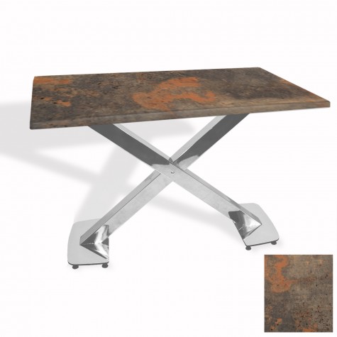 İks Masa Kromnikel (80x120 - Werzalit, Allzalit yada Wermodin Tabla)