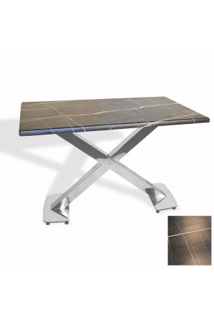 İks Masa Kromnikel (80x120 - Werzalit, Allzalit yada Wermodin Tabla)
