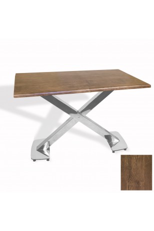 İks Masa Kromnikel (80x140 - Werzalit, Allzalit yada Wermodin Tabla)