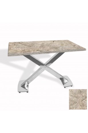 İks Masa Kromnikel (80x140 - Werzalit, Allzalit yada Wermodin Tabla)