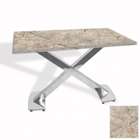 İks Masa Kromnikel (80x140 - Werzalit, Allzalit yada Wermodin Tabla)