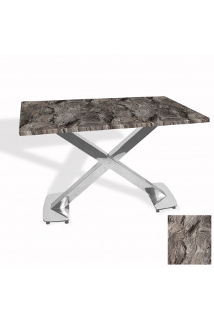 İks Masa Kromnikel (80x140 - Werzalit, Allzalit yada Wermodin Tabla)