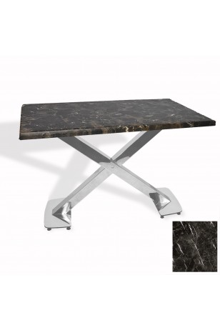 İks Masa Kromnikel (80x140 - Werzalit, Allzalit yada Wermodin Tabla)