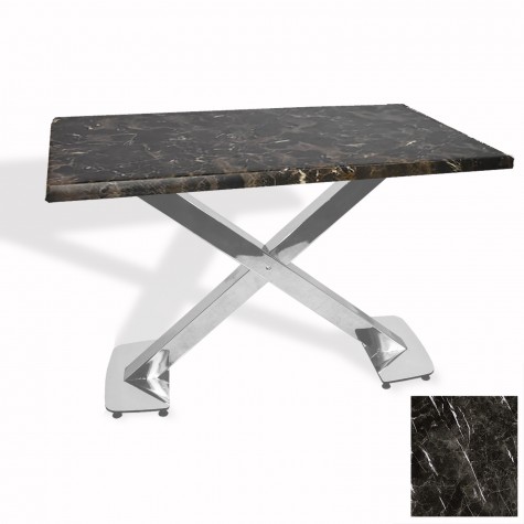 İks Masa Kromnikel (80x140 - Werzalit, Allzalit yada Wermodin Tabla)