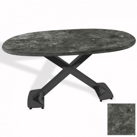 İks Masa ESB Oval (94x146 - Werzalit, Allzalit yada Wermodin Tabla)