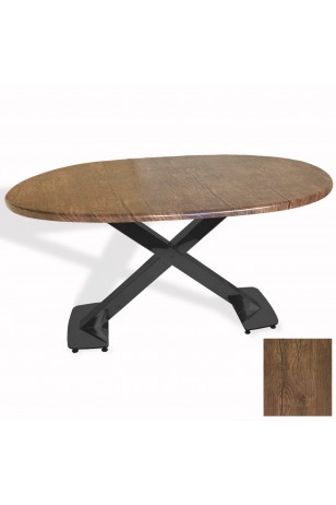 İks Masa ESB Oval (94x146 - Werzalit, Allzalit yada Wermodin Tabla)