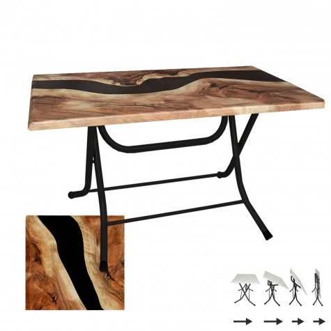 Klasik Katlanır Masa 70x120 cm - (Werzalit, Wermodin ve Allzalit Tabla)