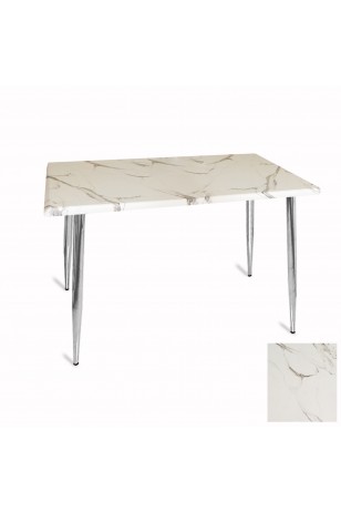 Manolya Mutfak Masası 80x120 Kromnikel (Werzalit, Wermodin ve Allzalit Tabla)