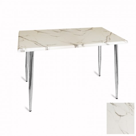 Manolya Mutfak Masası 80x120 Kromnikel (Werzalit, Wermodin ve Allzalit Tabla)