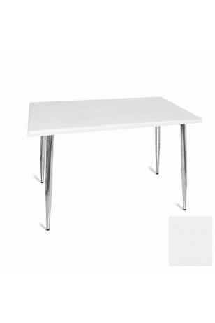 Manolya Mutfak Masası 80x120 Kromnikel (Werzalit, Wermodin ve Allzalit Tabla)