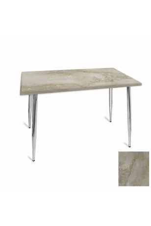 Manolya Mutfak Masası 80x120 Kromnikel (Werzalit, Wermodin ve Allzalit Tabla)