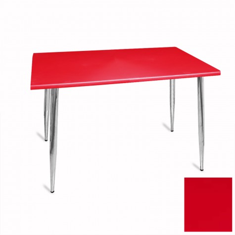 Manolya Mutfak Masası 80x120 Kromnikel (Werzalit, Wermodin ve Allzalit Tabla)