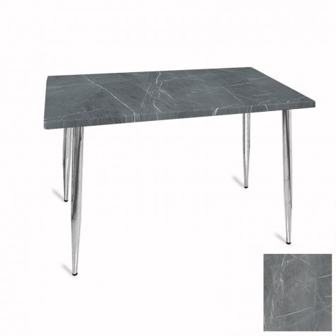 Manolya Mutfak Masası 80x120 Kromnikel (Werzalit, Wermodin ve Allzalit Tabla)