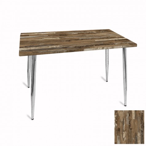 Manolya Mutfak Masası 80x120 Kromnikel (Werzalit, Wermodin ve Allzalit Tabla)